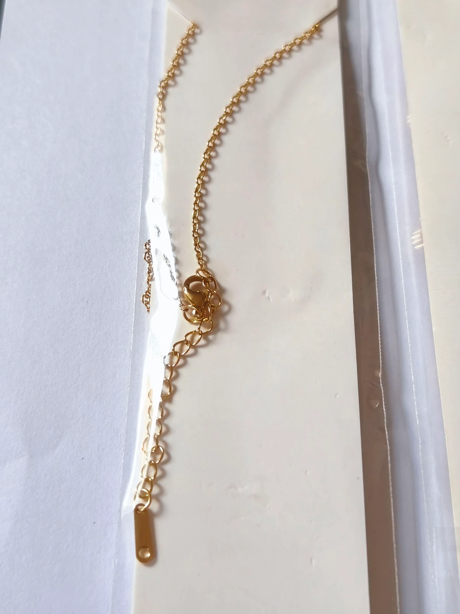Set van trebol blauw met halsketting, armband en oorbellen met stalen ketting – photo 13
